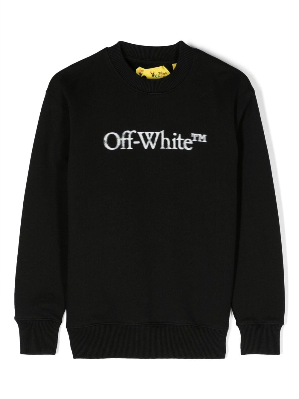 Off-White Kids Big Bookish cotton sweatshirt - Black von Off-White Kids