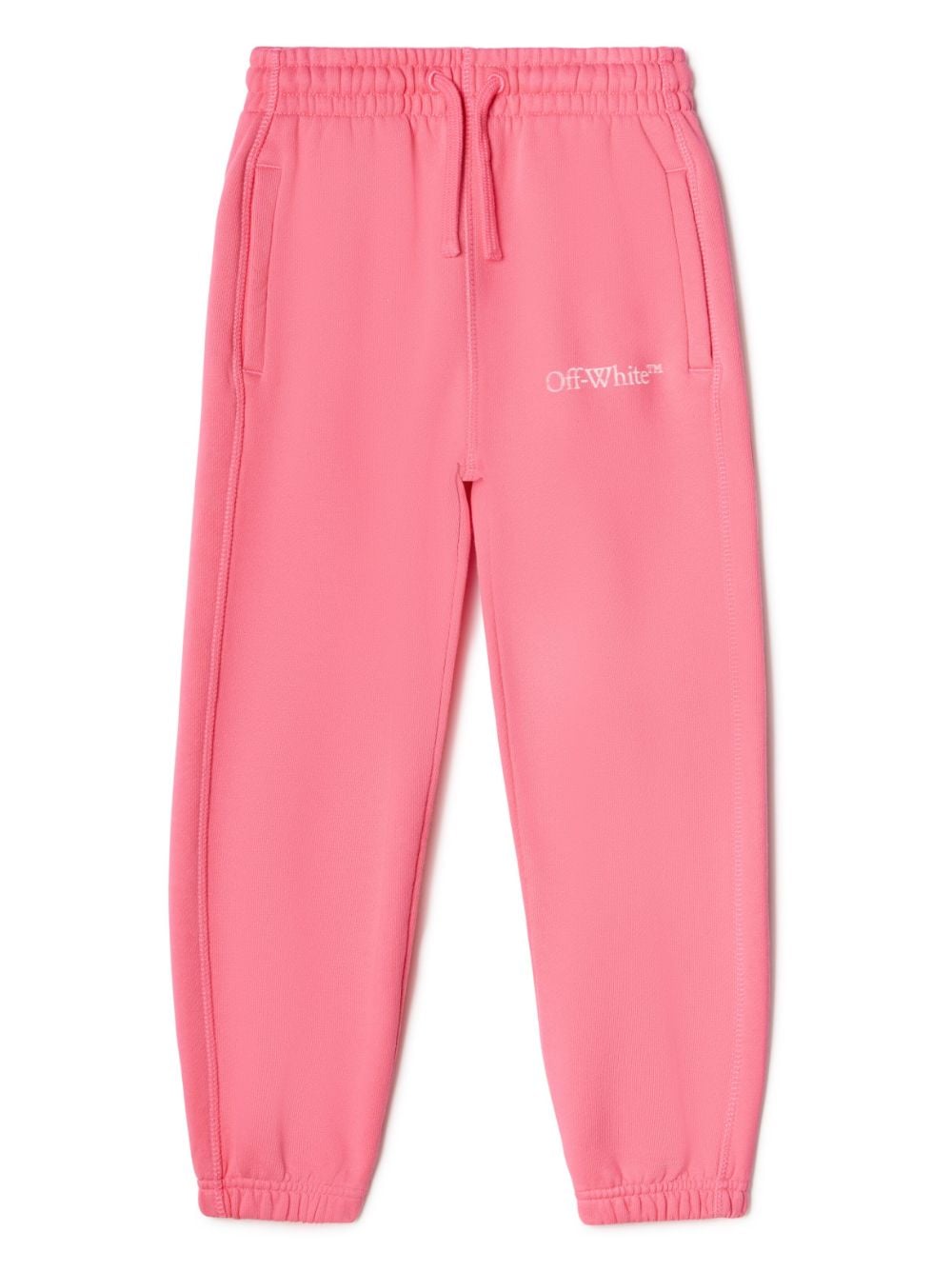 Off-White Kids Bookish logo cotton track pants - Pink von Off-White Kids