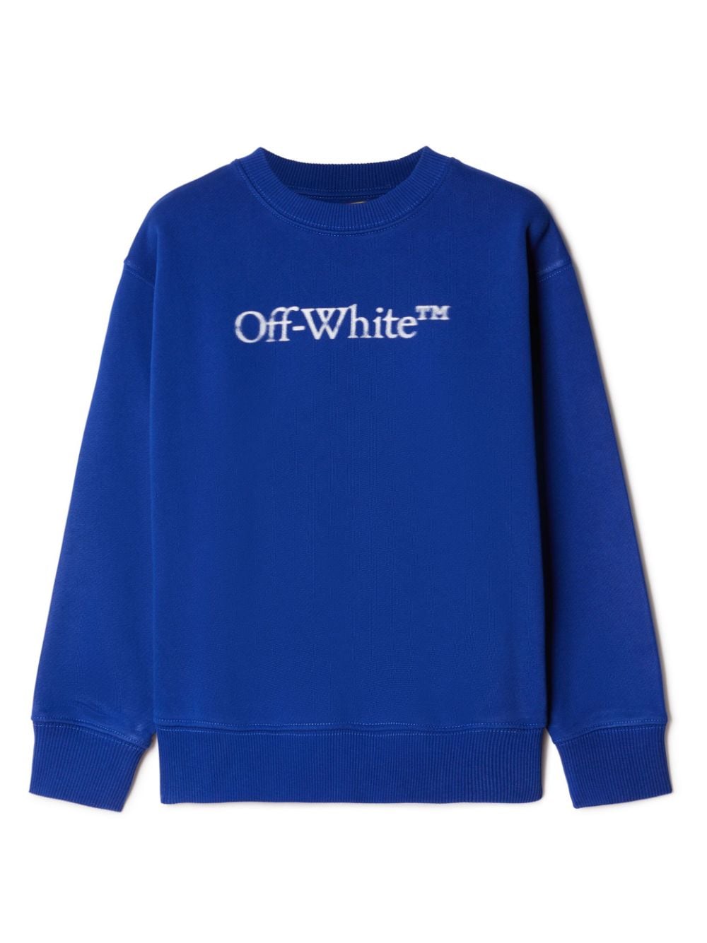 Off-White Kids Bookish logo-print sweatshirt - Blue von Off-White Kids