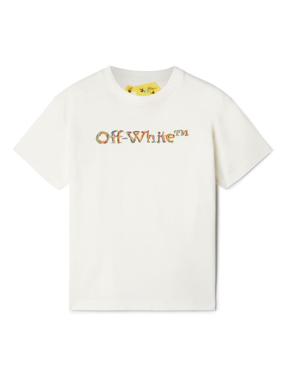 Off-White Kids Logo Sketch cotton T-shirt von Off-White Kids