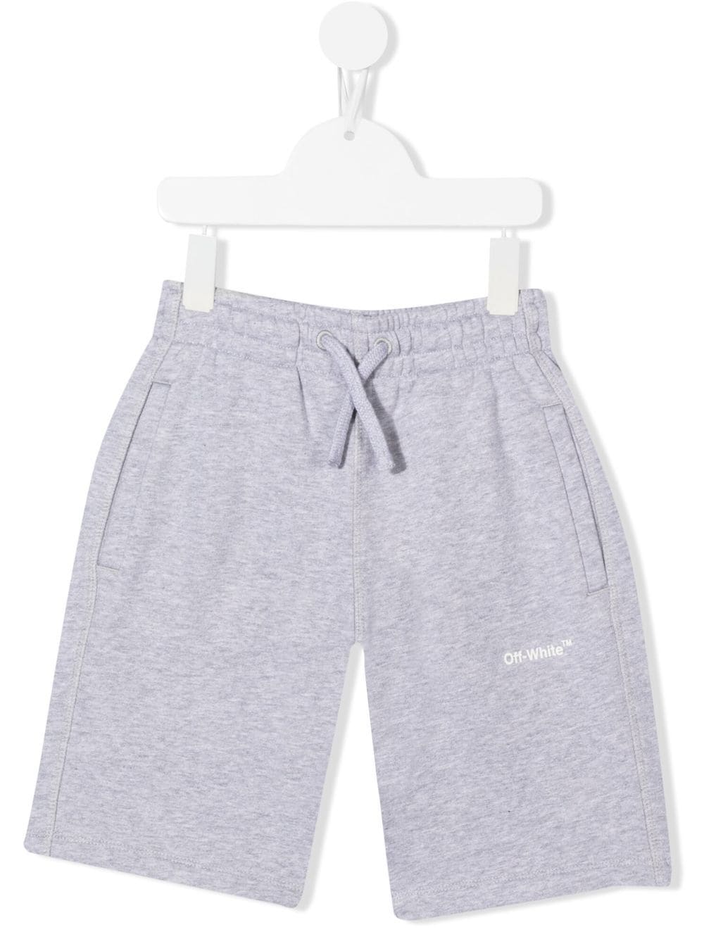 Off-White Kids Monster Arrow jersey shorts - Grey von Off-White Kids