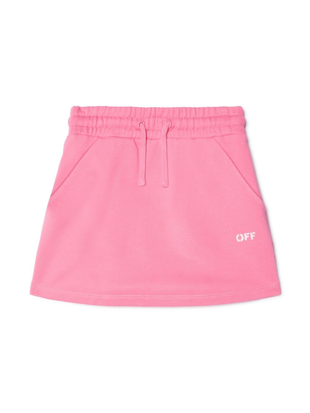 Off-White Kids Off Stamp cotton skirt - Pink von Off-White Kids