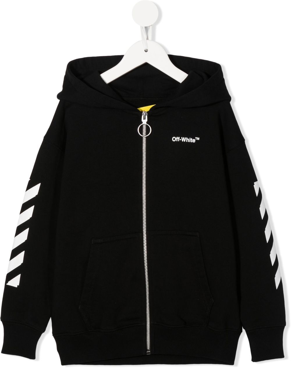 Off-White Kids Ow Rubber Arrow hoodie - Black von Off-White Kids