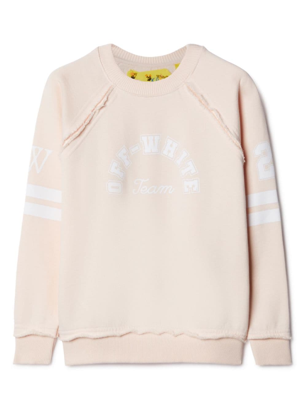 Off-White Kids Team 23 cotton sweatshirt - Pink von Off-White Kids