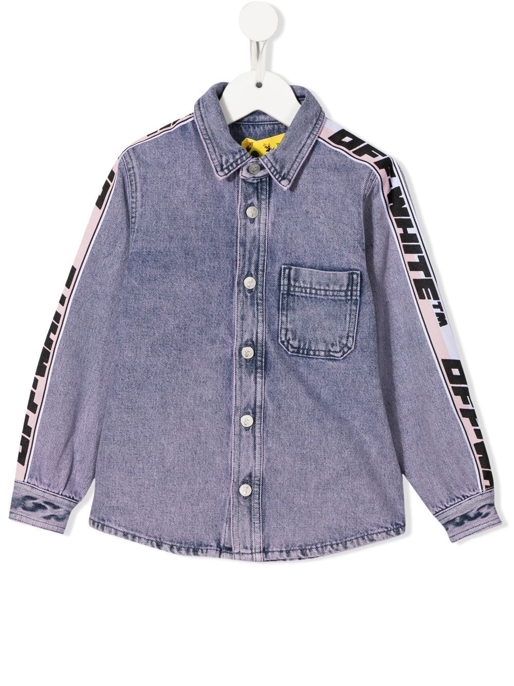 Off-White Kids denim shirt jacket - Purple von Off-White Kids