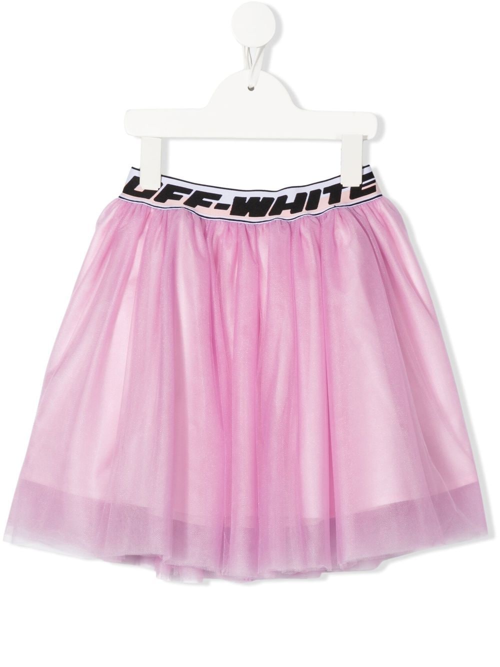 Off-White Kids logo embroidered skirt - Pink von Off-White Kids