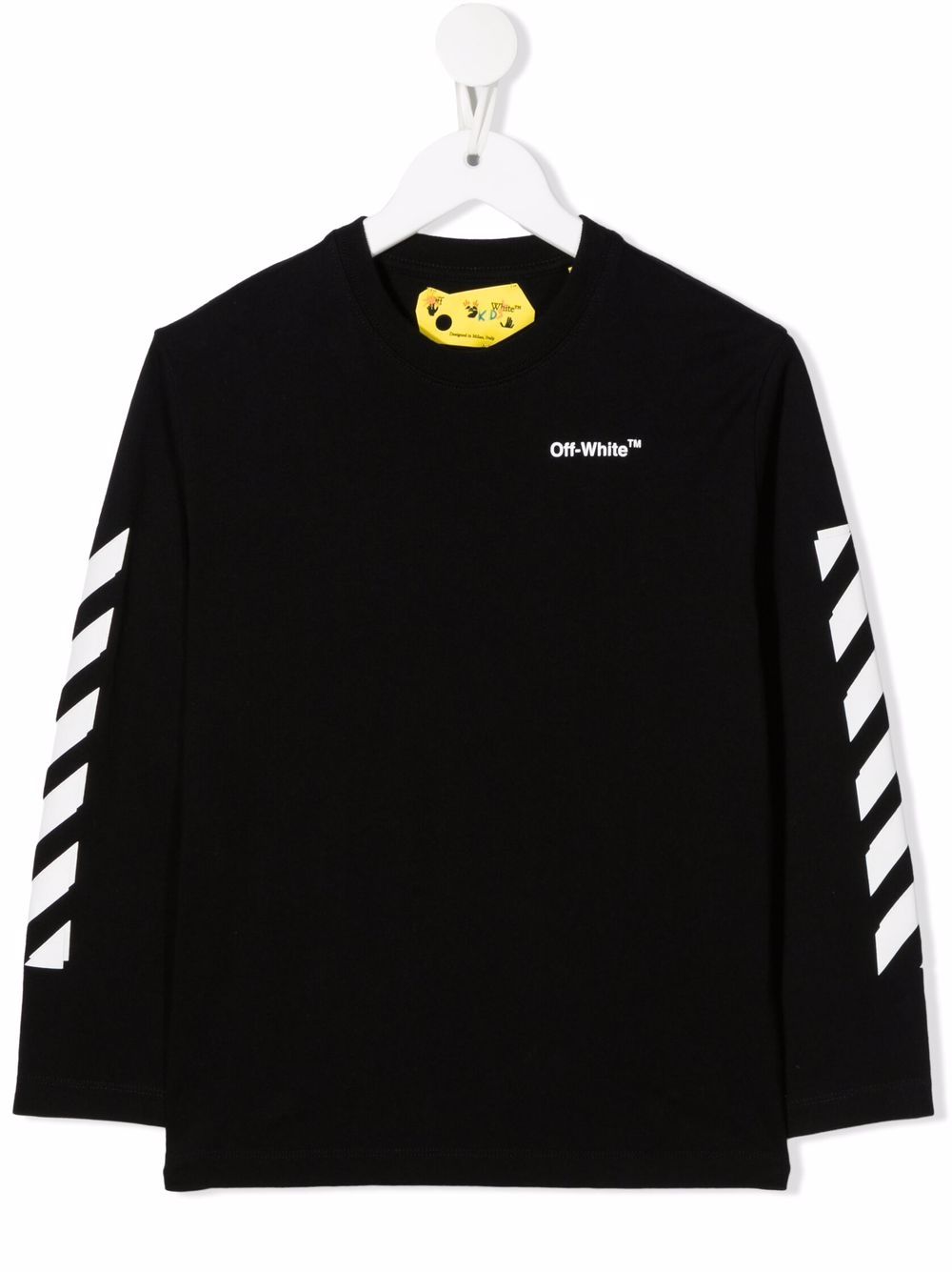 Off-White Kids logo-print T-shirt - Black von Off-White Kids