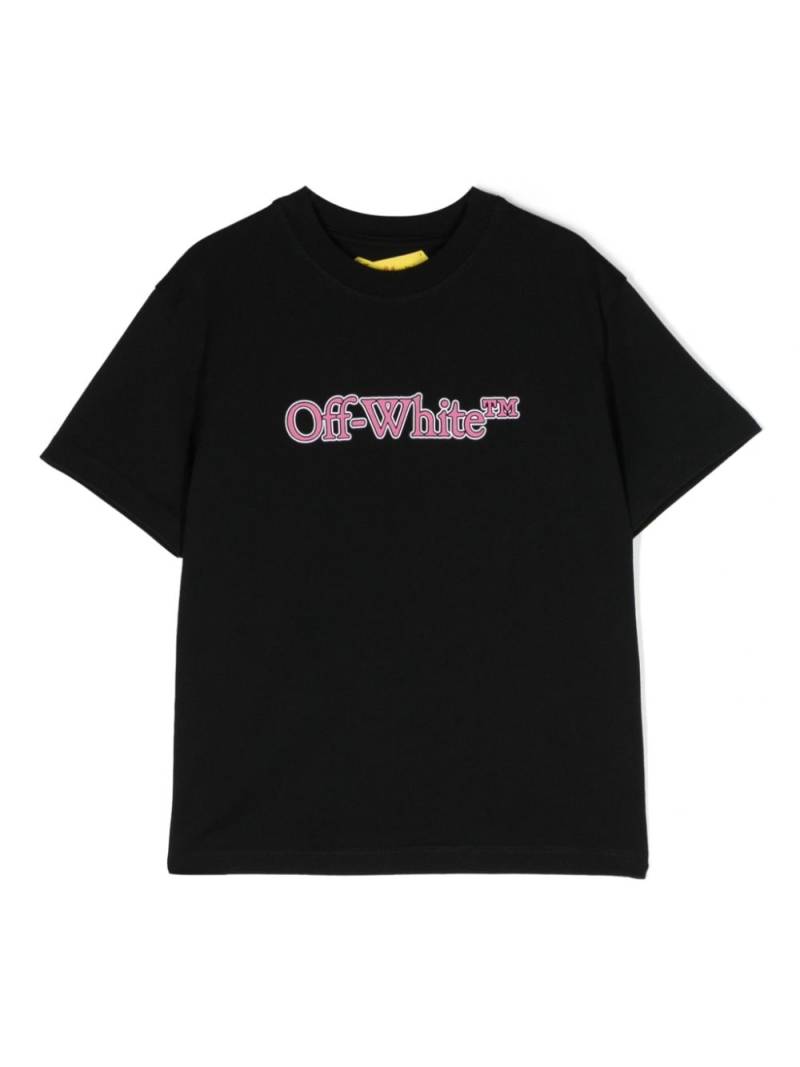Off-White Kids logo-print cotton T-shirt - Black von Off-White Kids
