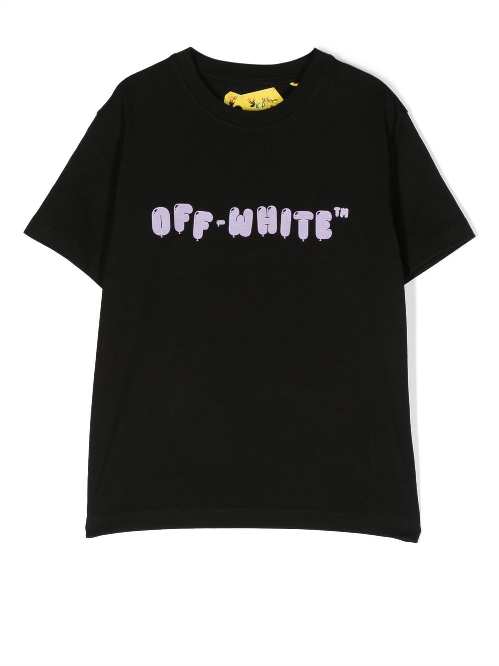 Off-White Kids logo-print cotton T-shirt - Black von Off-White Kids