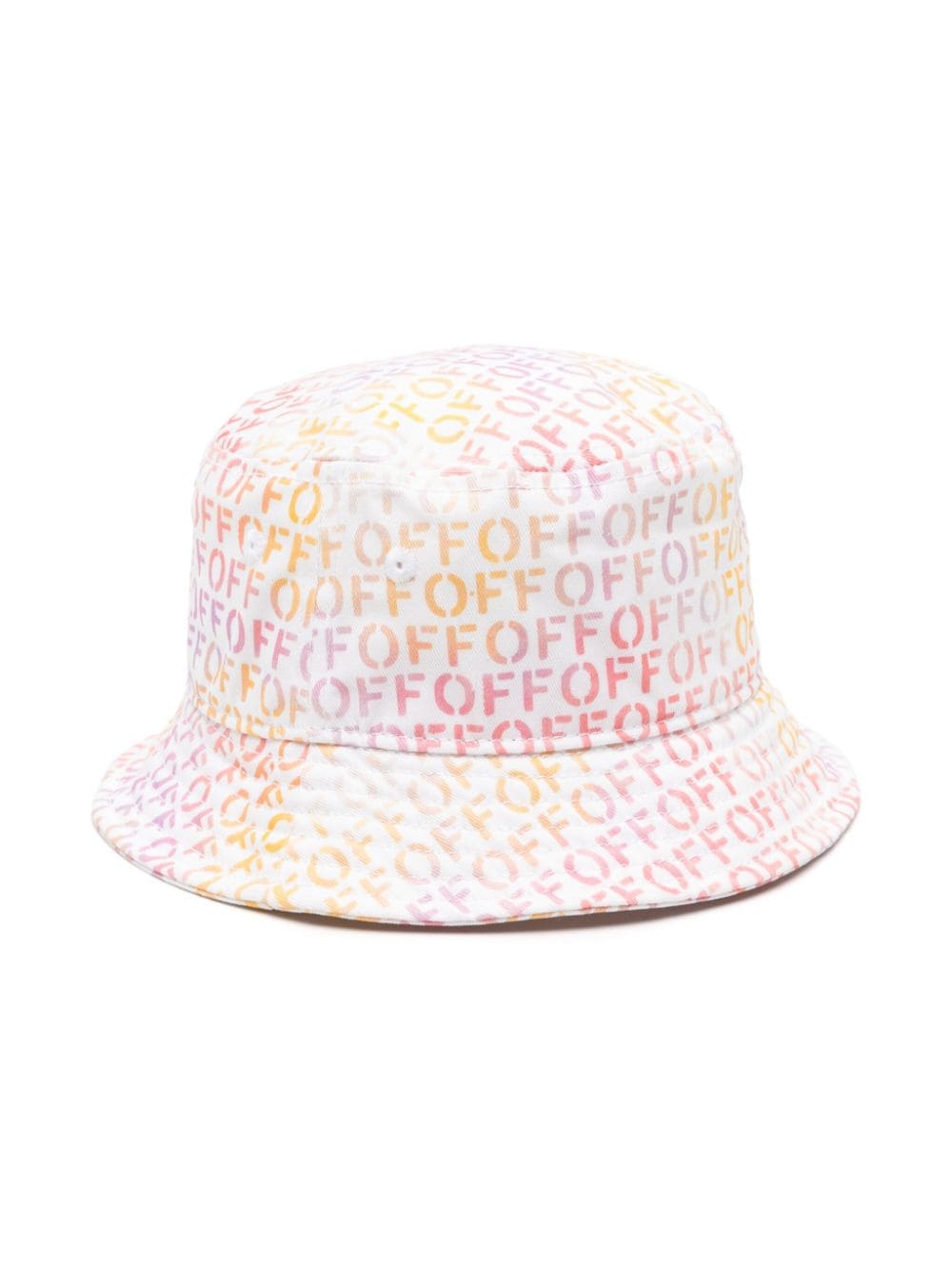 Off-White Kids logo-print cotton bucket hat von Off-White Kids