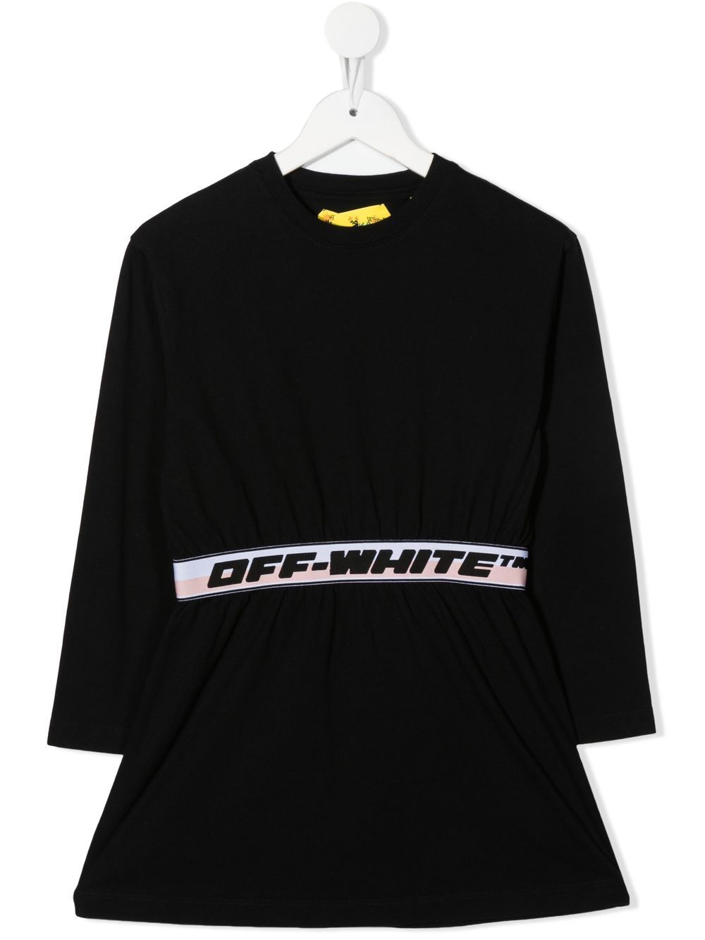 Off-White Kids logo-waistband mini dress - Black von Off-White Kids