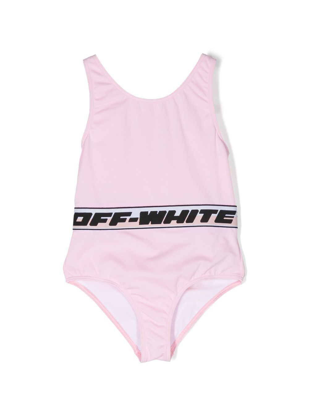 Off-White Kids logo-waistband swimsuit - Pink von Off-White Kids