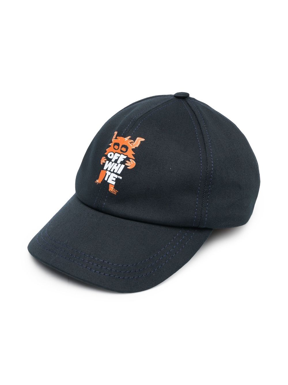 Off-White Kids monster logo baseball cap - Blue von Off-White Kids