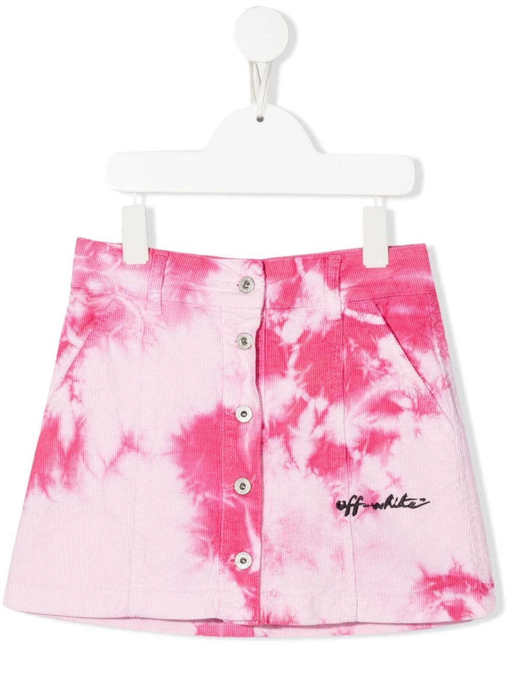 Off-White Kids tie dye-print skirt - Pink von Off-White Kids