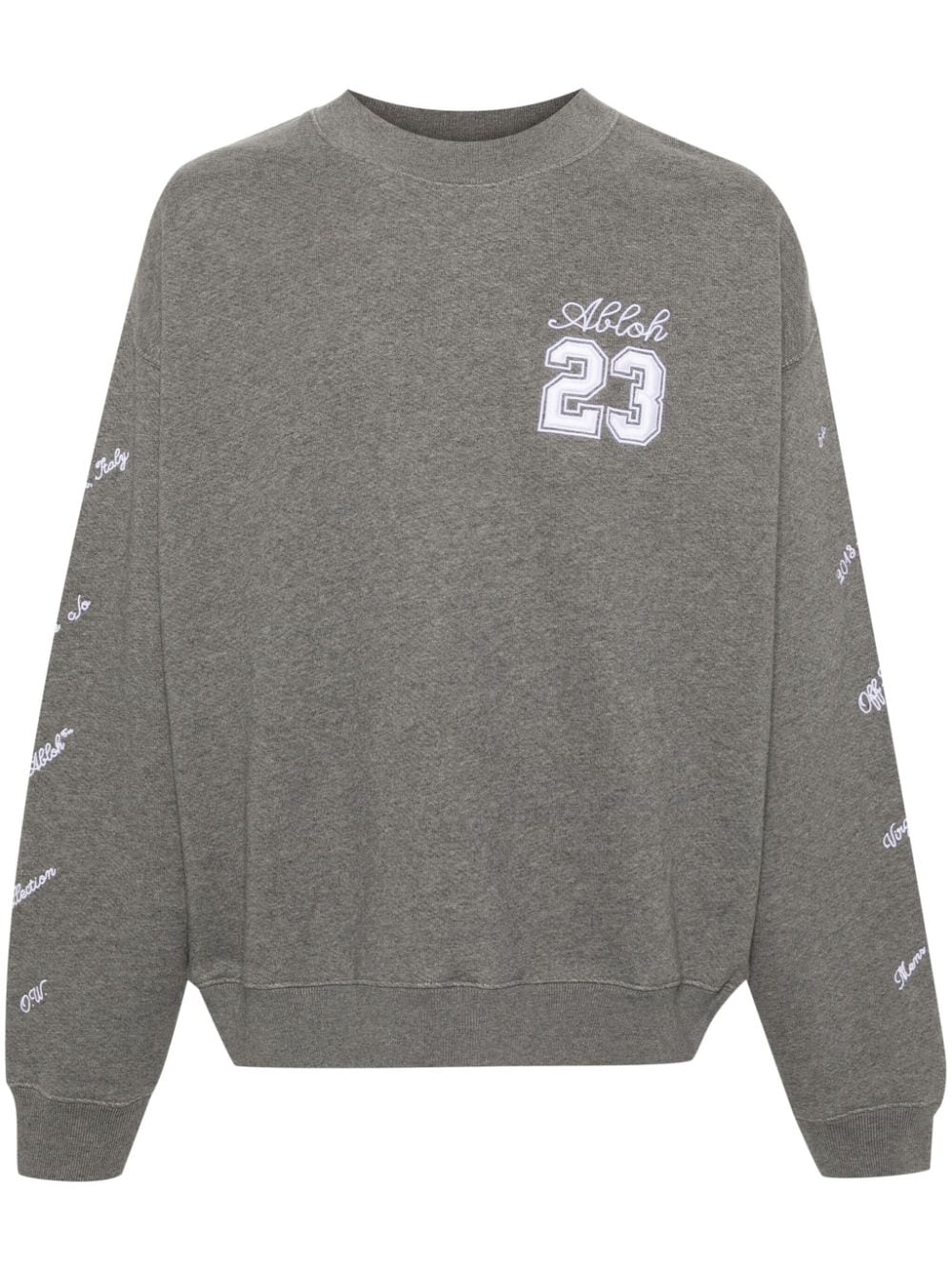 Off-White 23 Skate cotton sweatshirt - Grey von Off-White