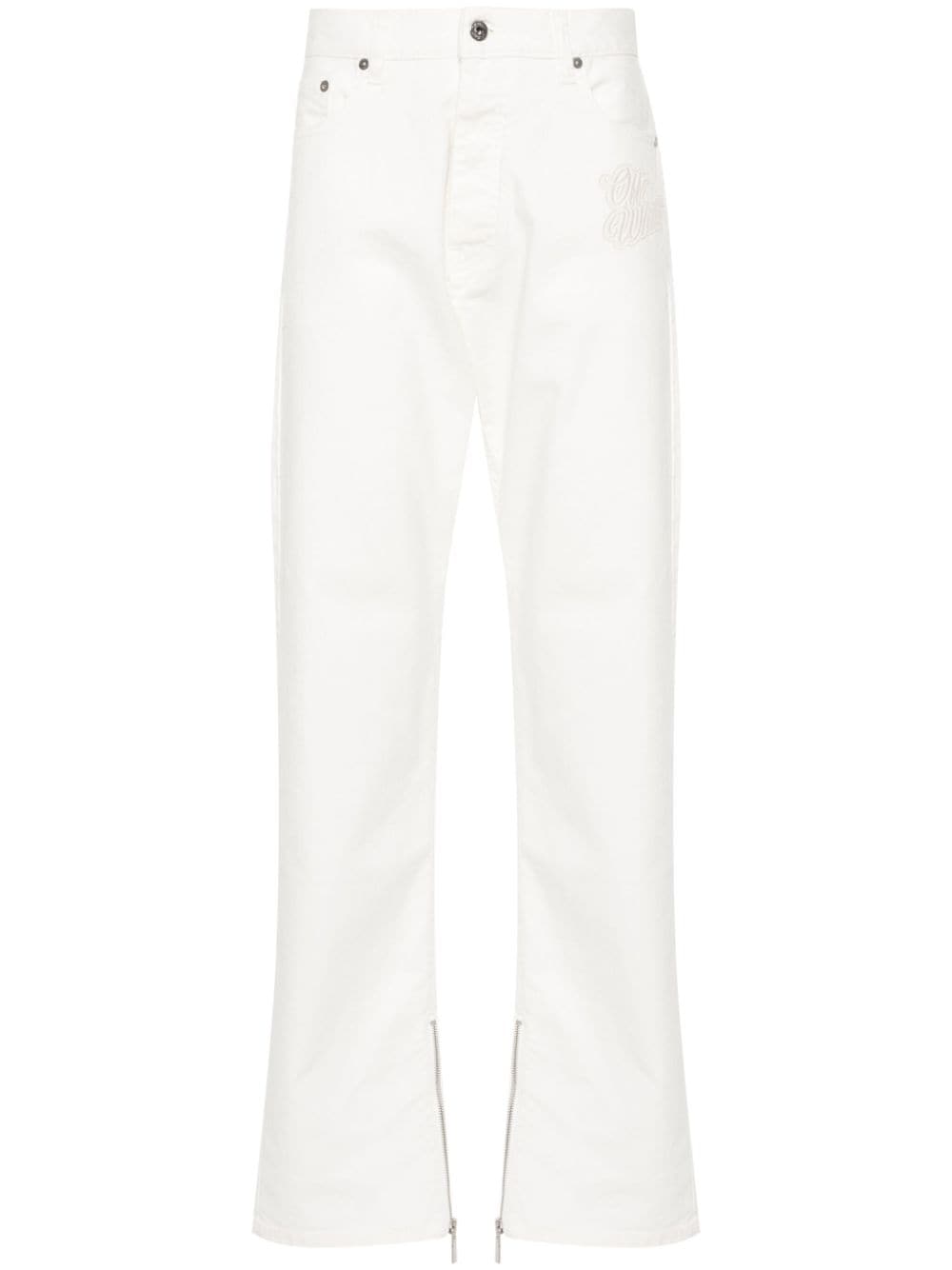 Off-White 90's Logo Skate straight-leg jeans von Off-White