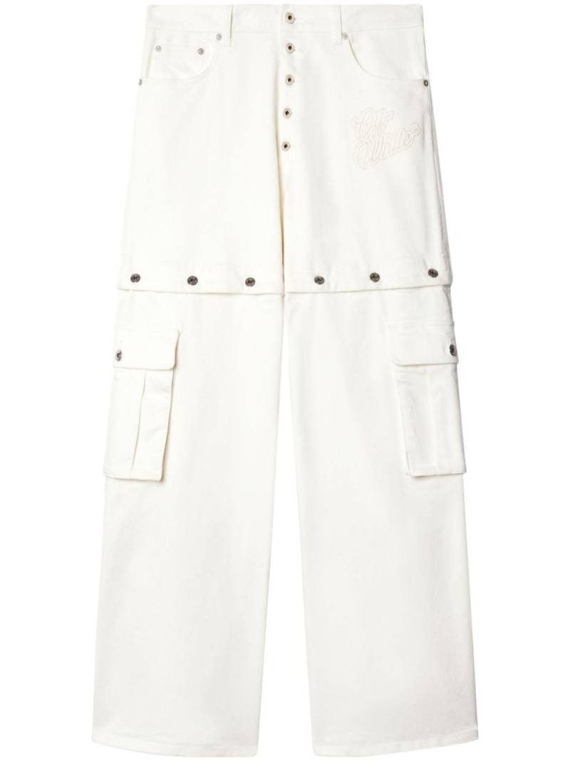 Off-White 90s mid-rise straight-leg jeans von Off-White