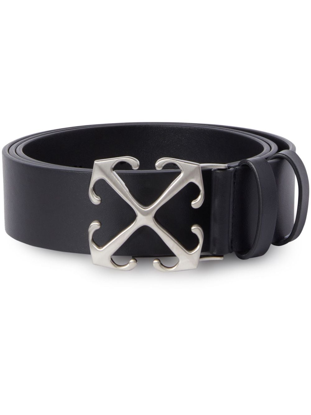 Off-White Arrow-buckle leather belt - Black von Off-White