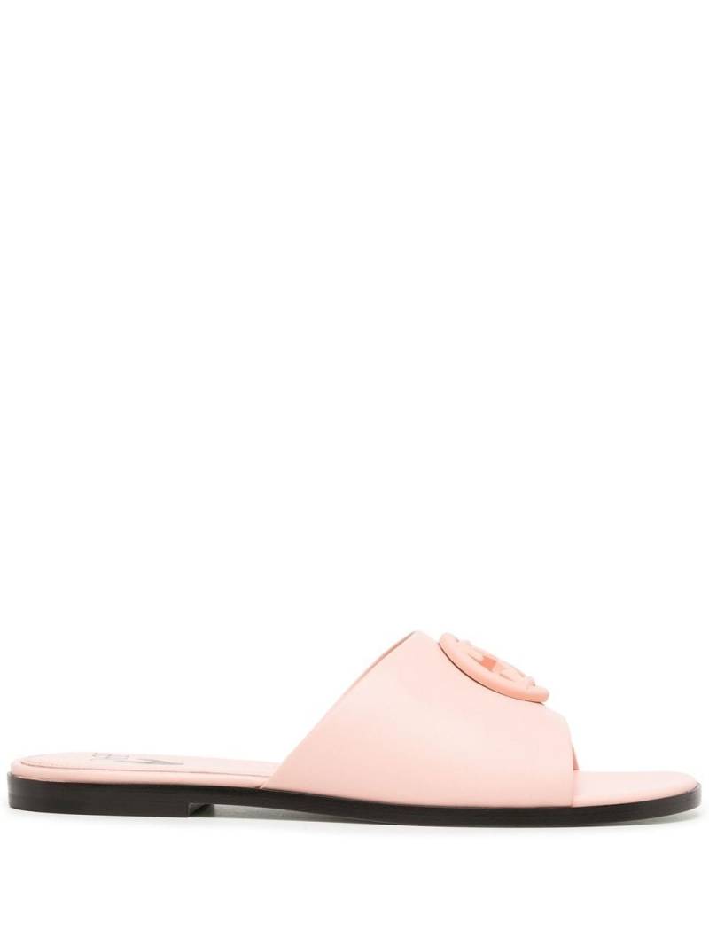 Off-White Arrow plaque flat sandals - Pink von Off-White