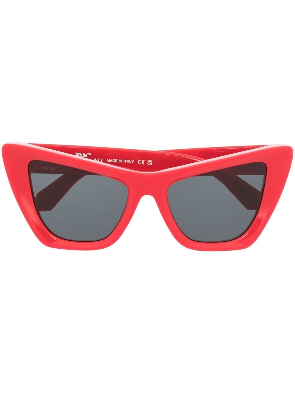 Off-White Arrows cat-eye sunglasses - Red von Off-White