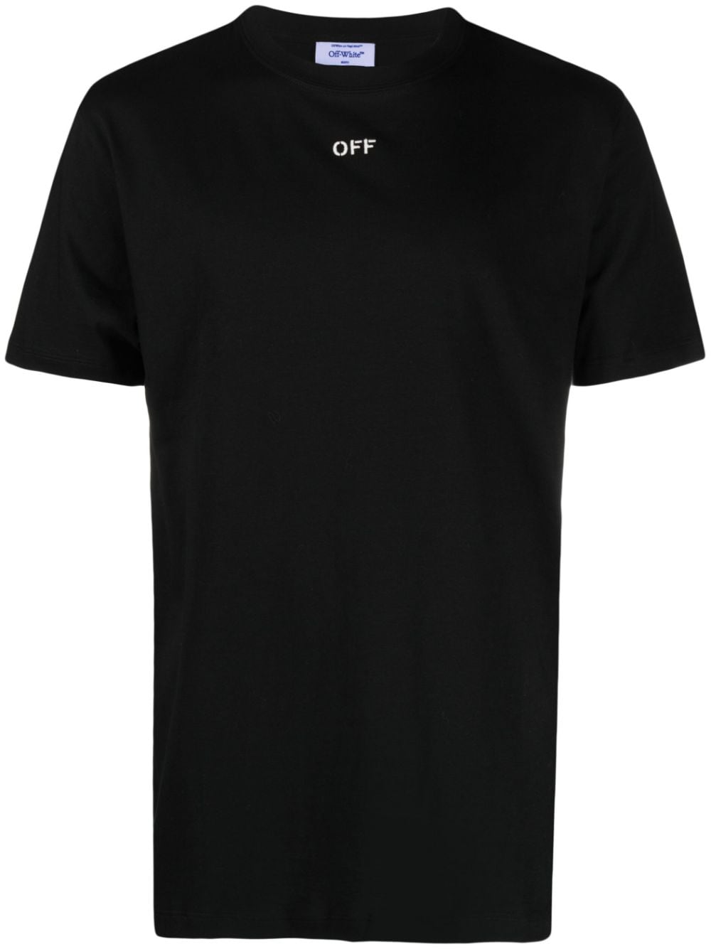 Off-White Arrows-embroidered cotton T-shirt - Black von Off-White