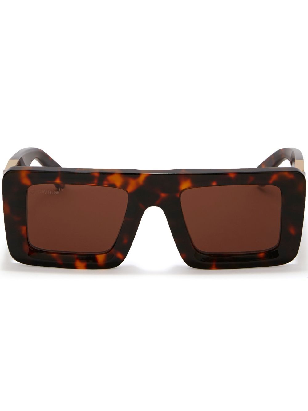 Off-White Arrows-motif tinted sunglasses - Brown von Off-White