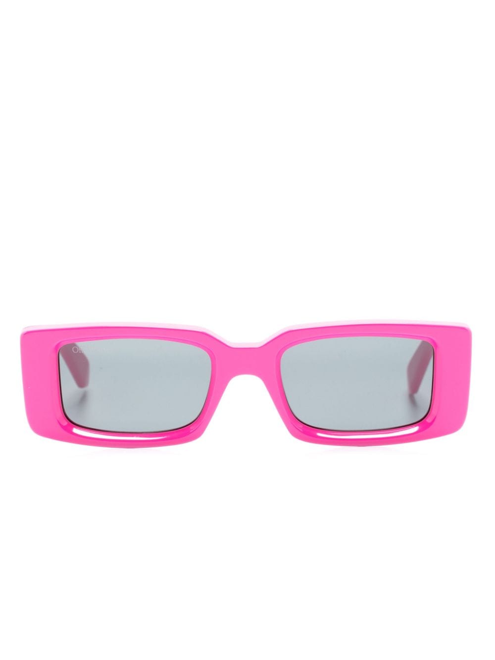 Off-White Arrows rectangle-frame sunglasses - Pink von Off-White