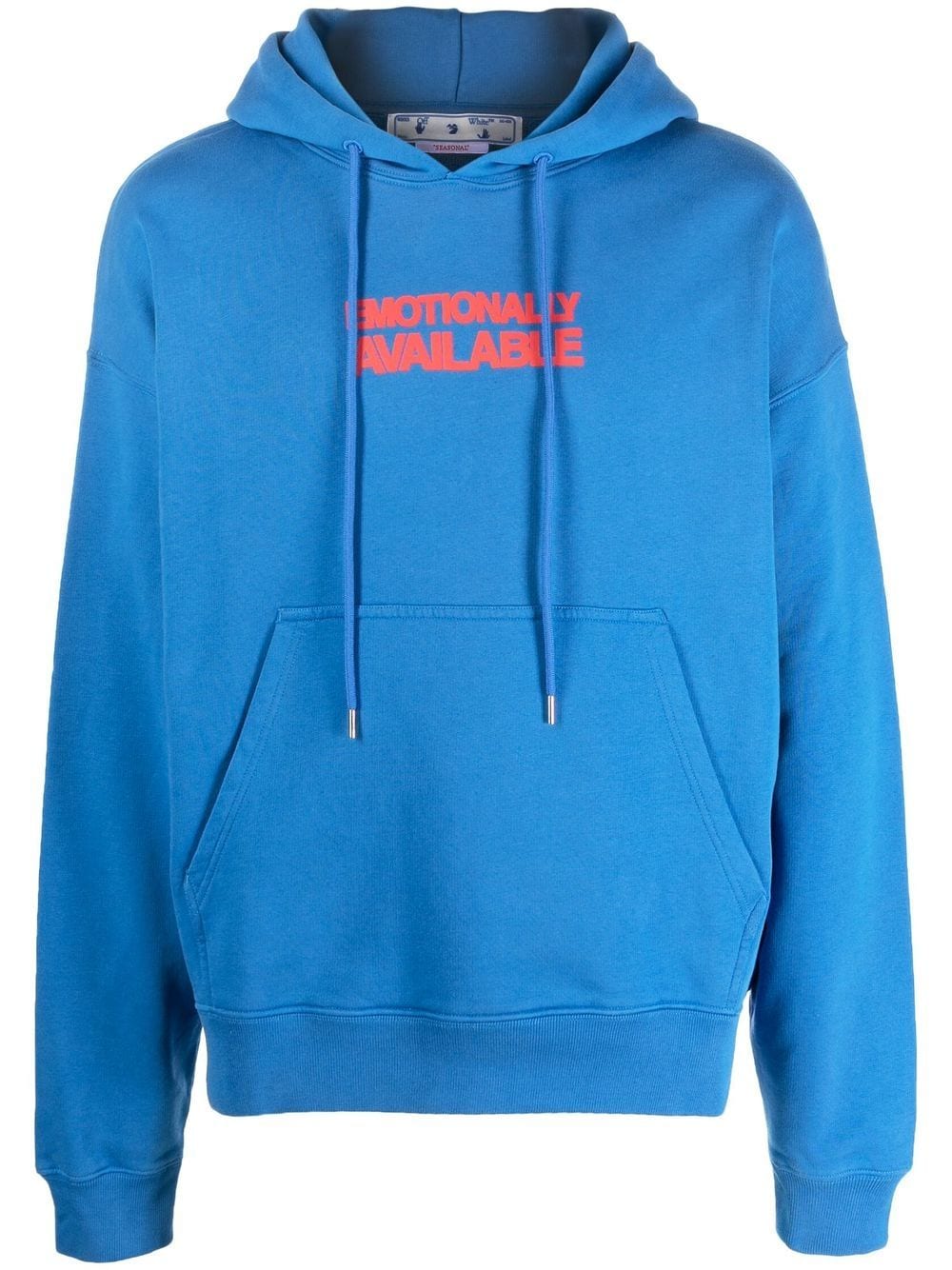 Off-White Arrows slogan print hoodie - Blue von Off-White