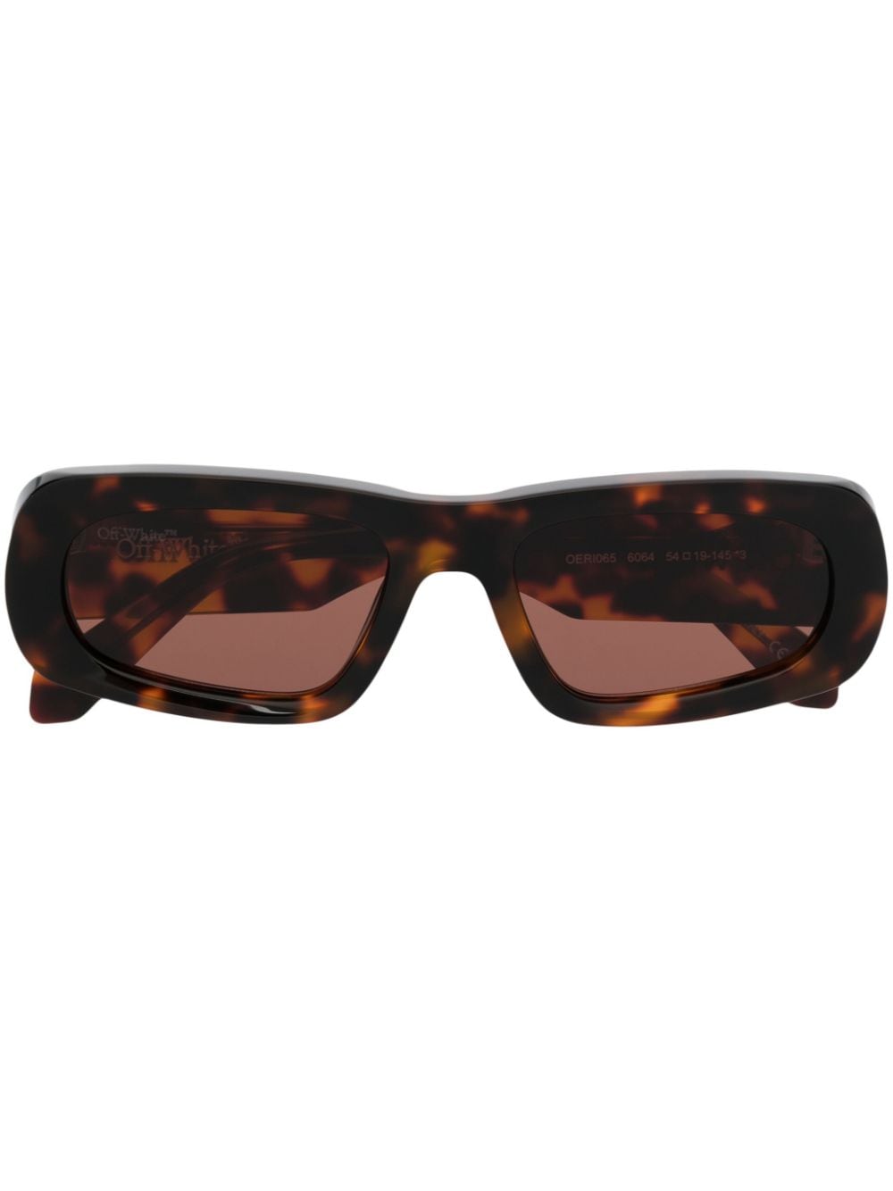 Off-White Austin square-frame sunglasses - Brown von Off-White