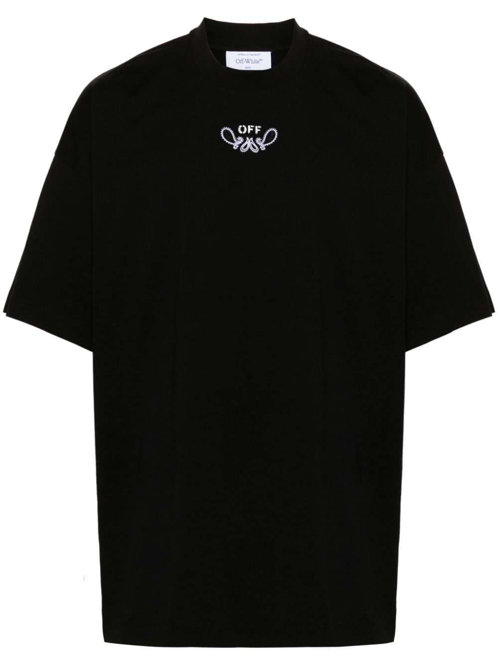 Off-White Bandana Arrow cotton T-shirt - Black von Off-White