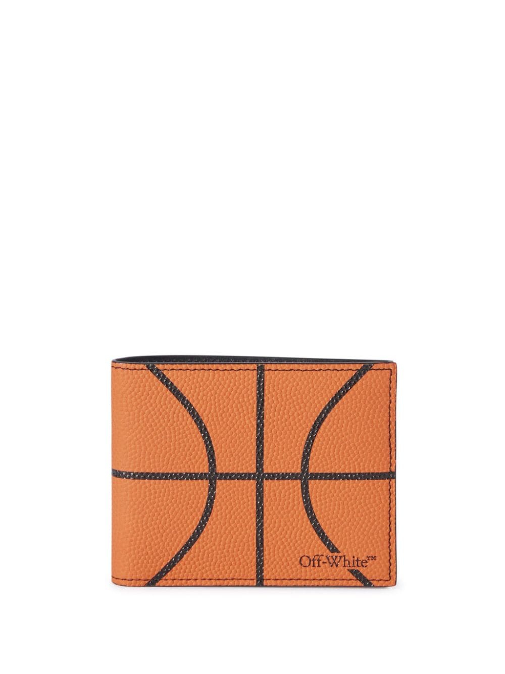 Off-White Basketball logo-print leather wallet - Orange von Off-White