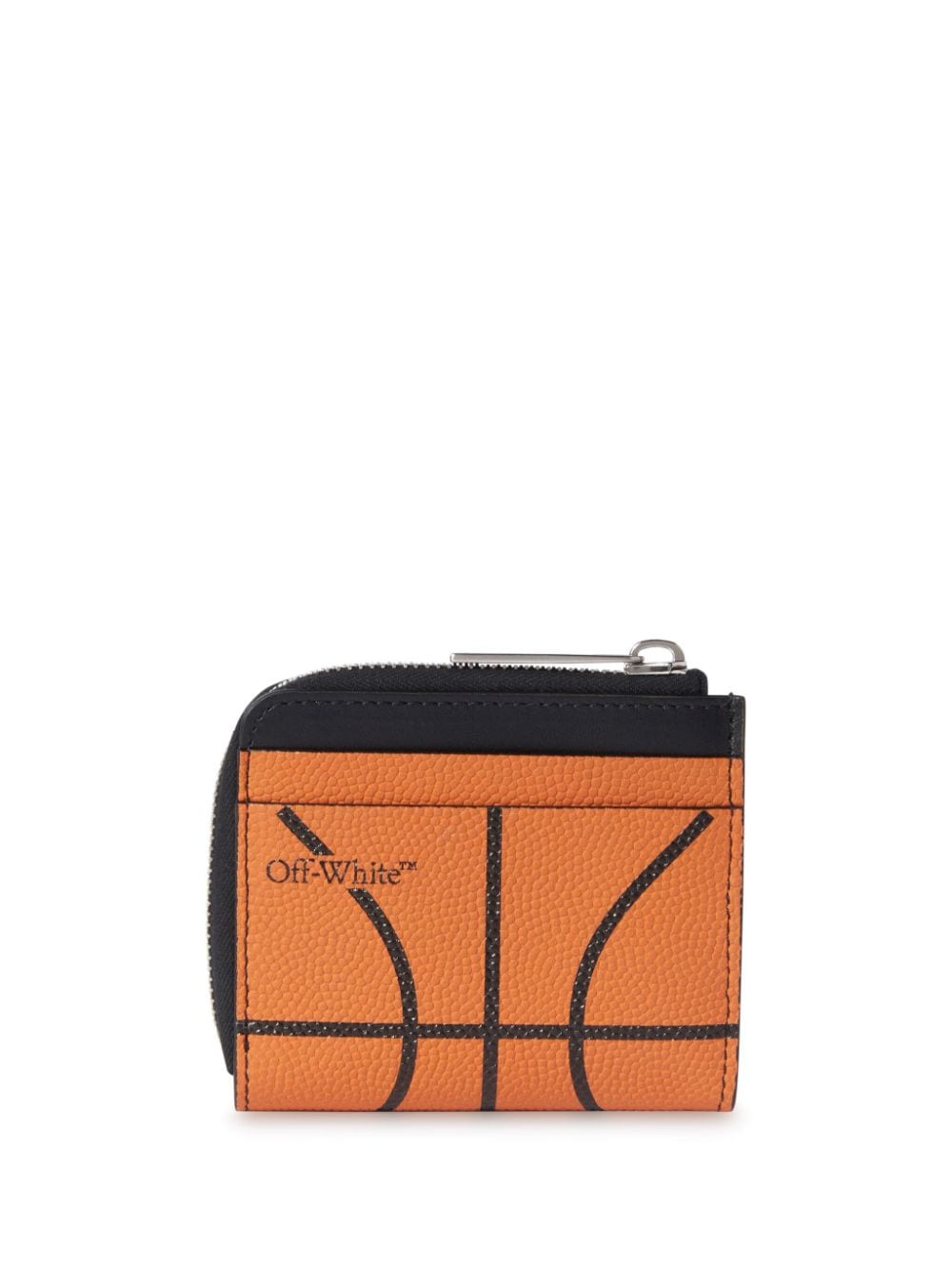 Off-White Basketball logo-print leather wallet - Orange von Off-White