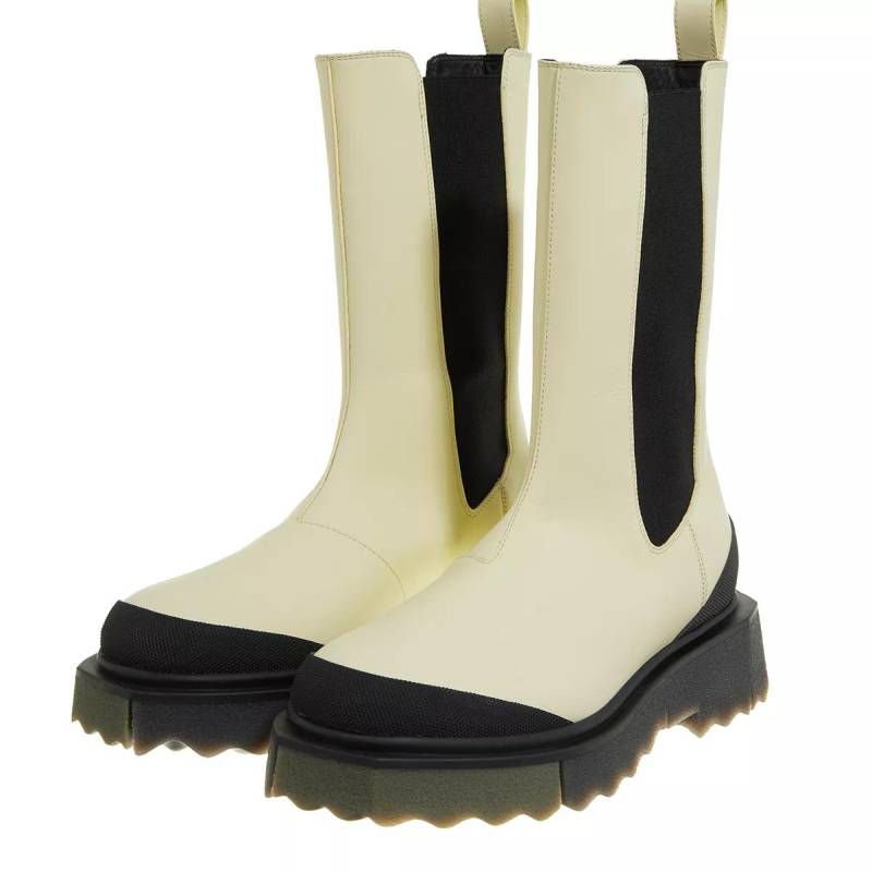 Off-White Boots & Stiefeletten - Calf Sponge Chelsea Boot - Gr. 37 (EU) - in Creme - für Damen von Off-White