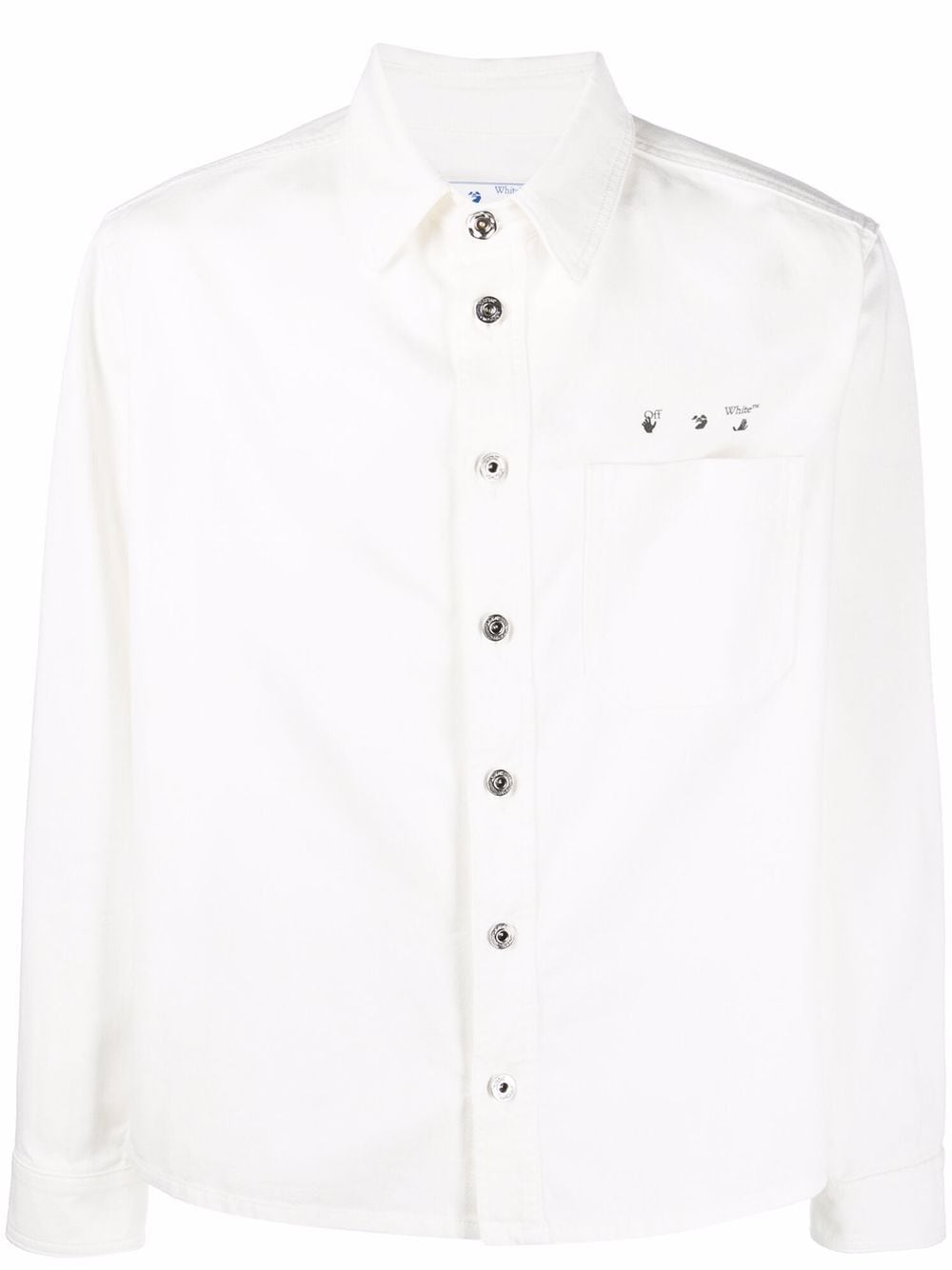 Off-White Caravaggio-print denim shirt von Off-White