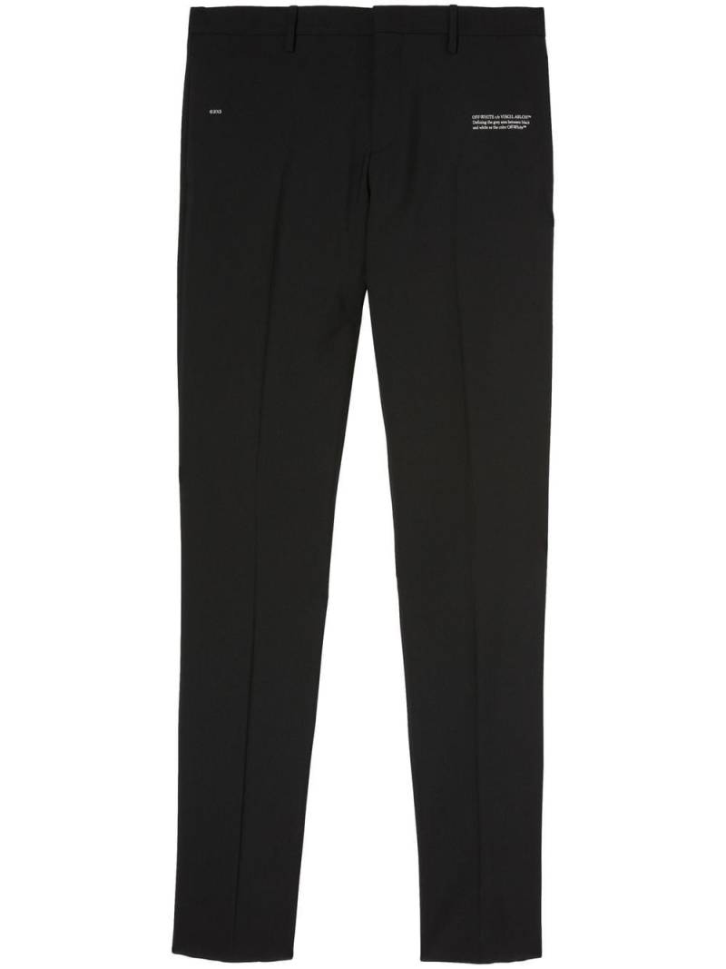 Off-White Corp tailored trousers - Black von Off-White