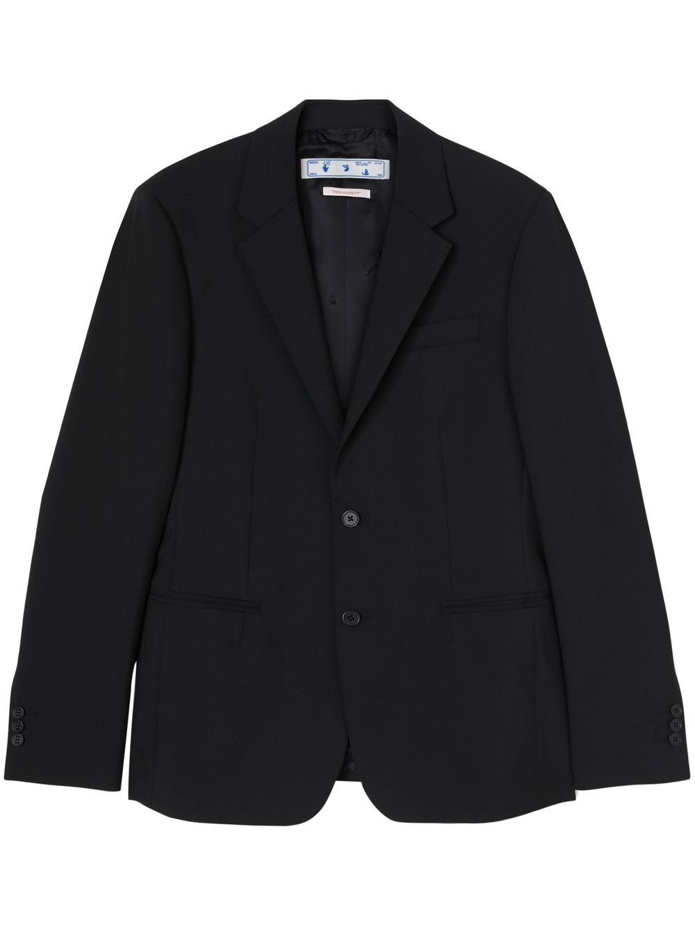 Off-White Corporate single-breasted blazer - Black von Off-White