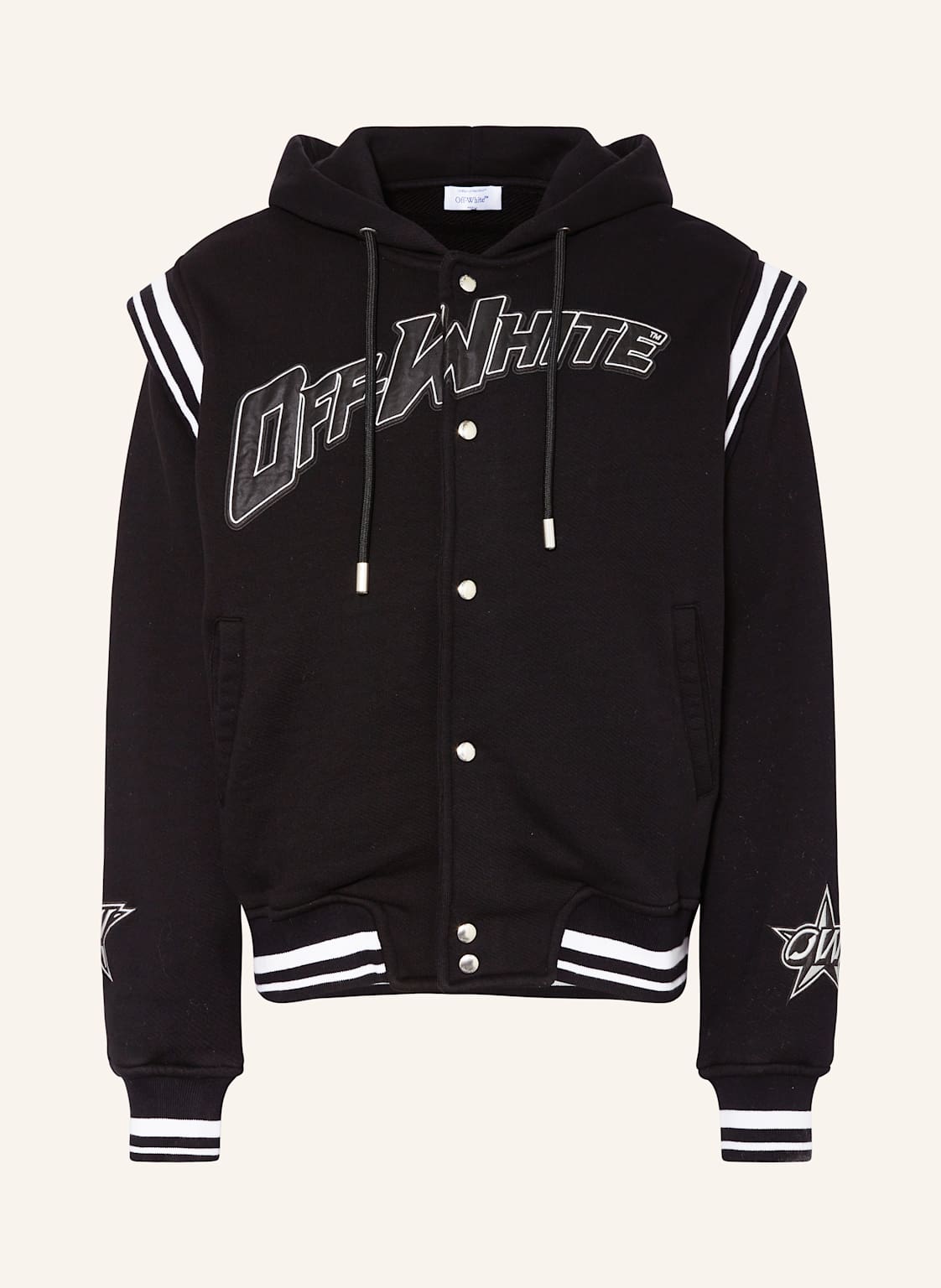 Off-White College-Jacke schwarz Off-White College-Jacke schwarz von Off-White