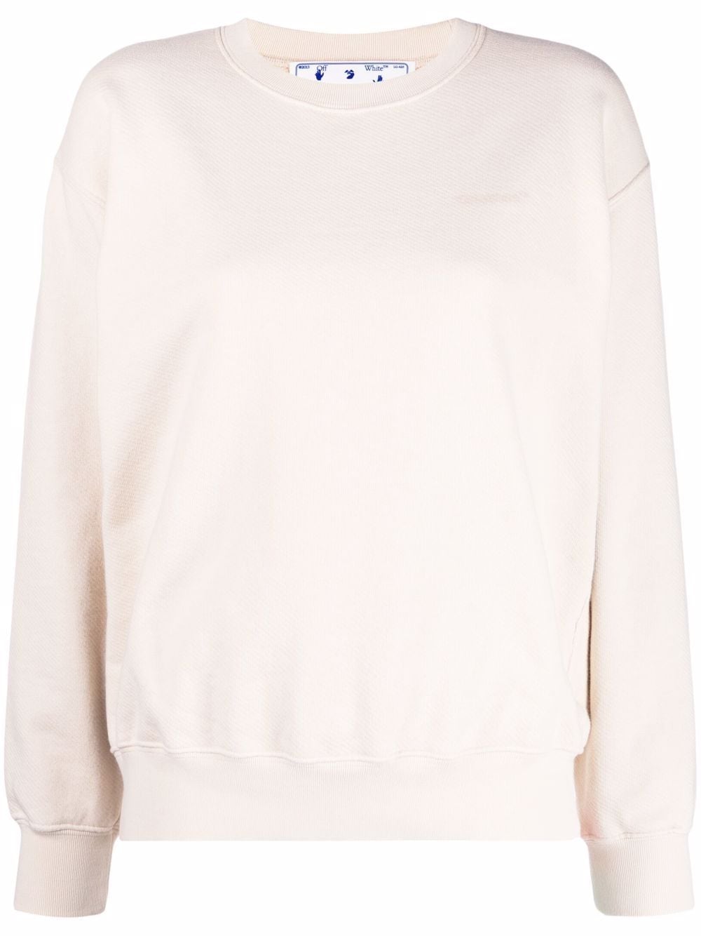 Off-White Diag-print crew-neck sweatshirt - Neutrals von Off-White