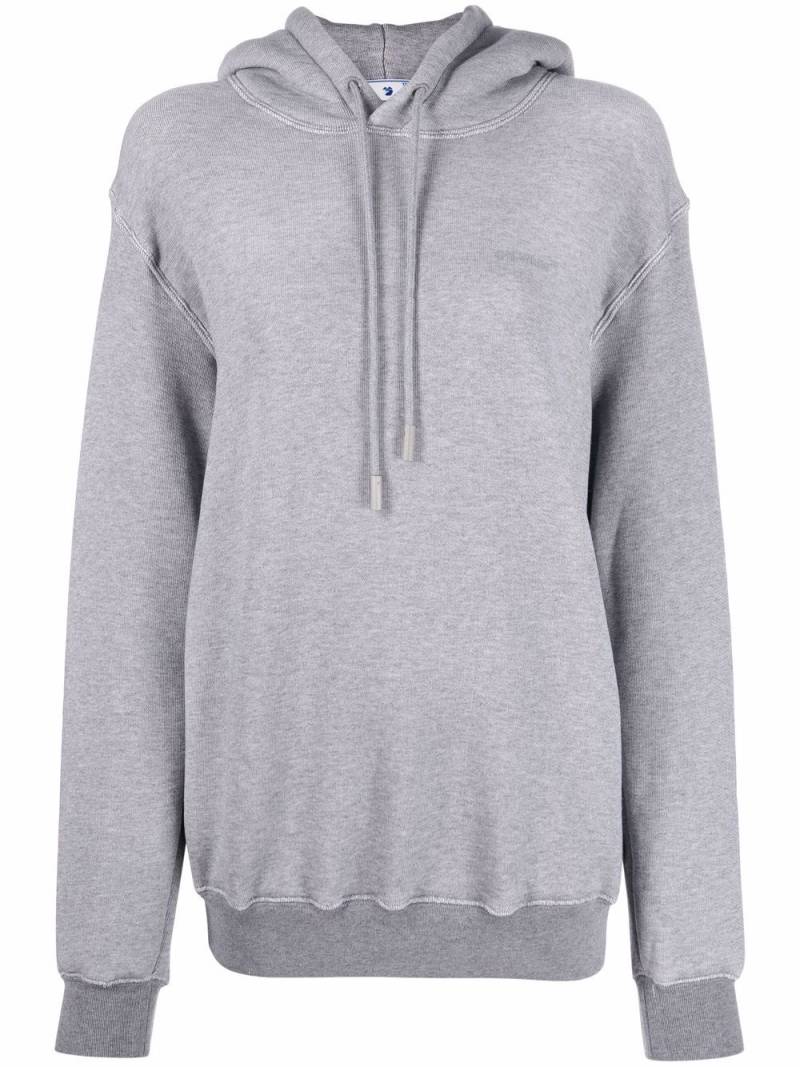 Off-White Diag-print hoodie - Grey von Off-White