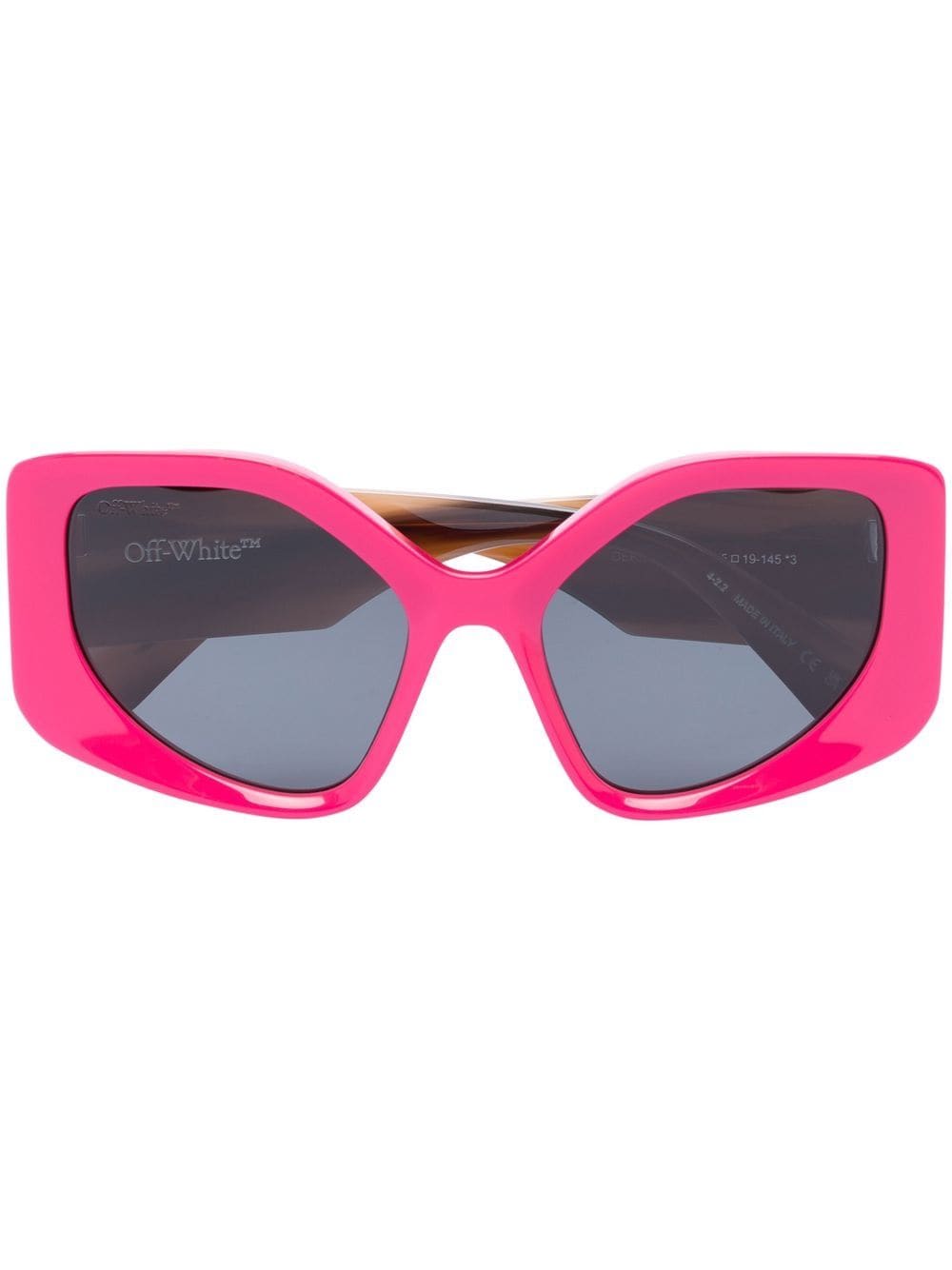 Off-White Denver logo-print sunglasses - Pink von Off-White