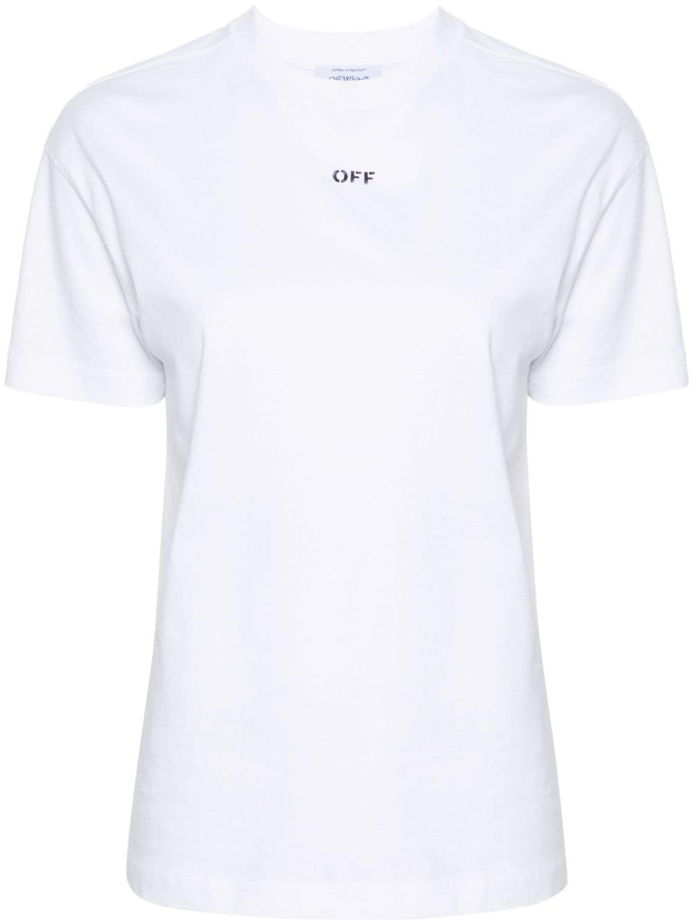 Off-White Diag-stripe cotton T-shirt von Off-White