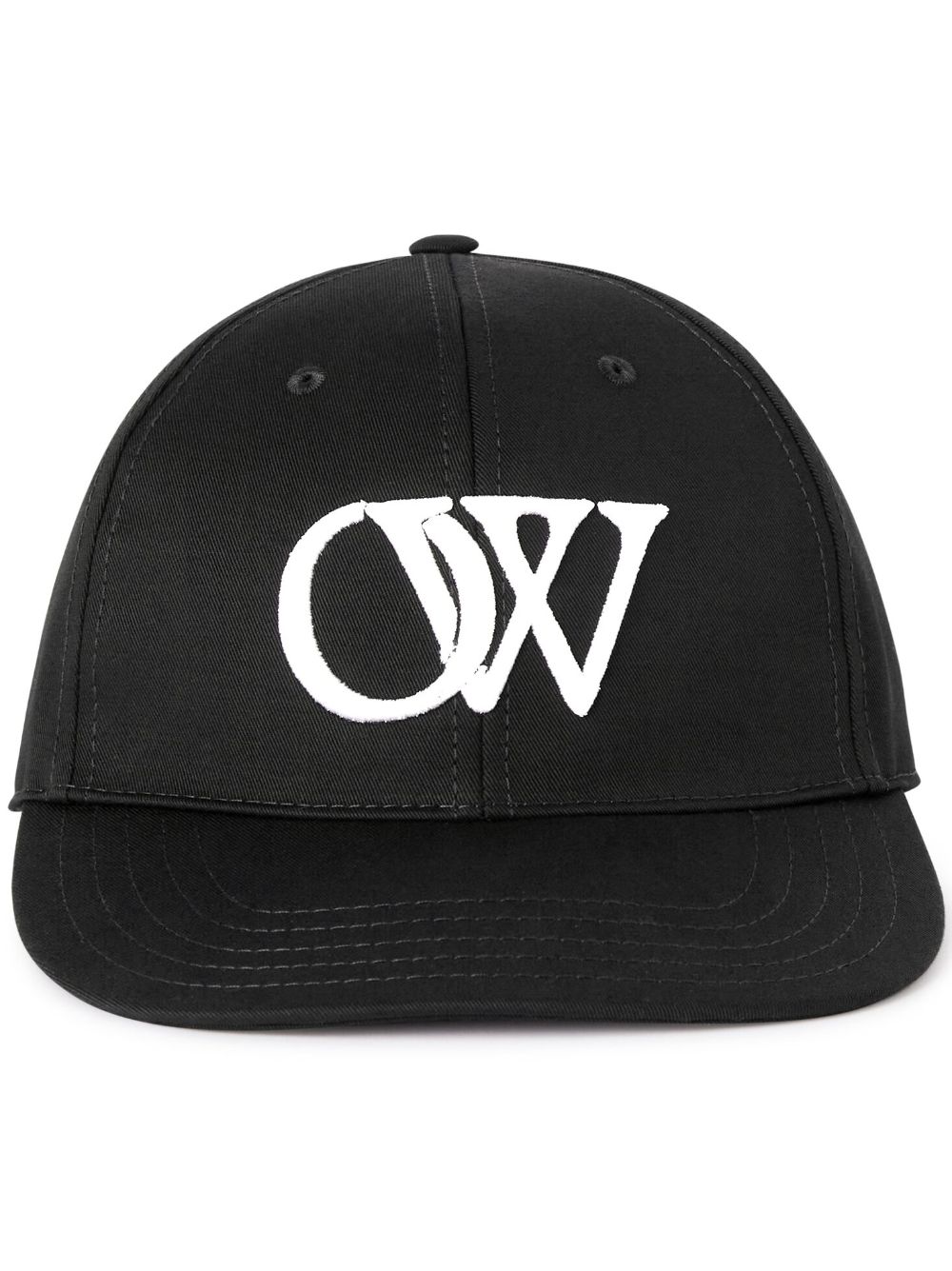 Off-White Drill logo-embroidered baseball cap - Black von Off-White