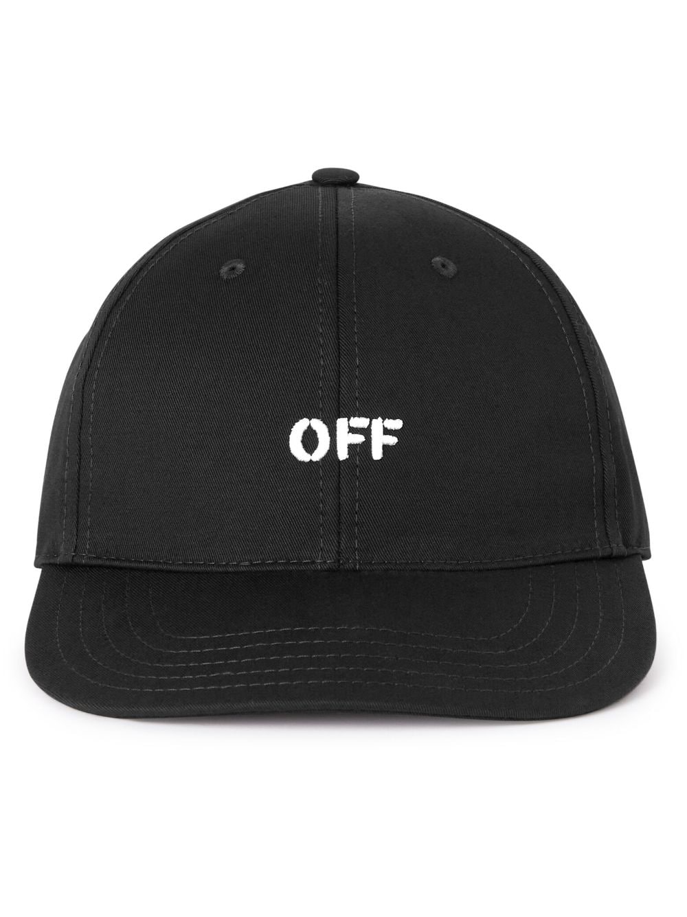 Off-White Drill logo-embroidered baseball cap - Black von Off-White