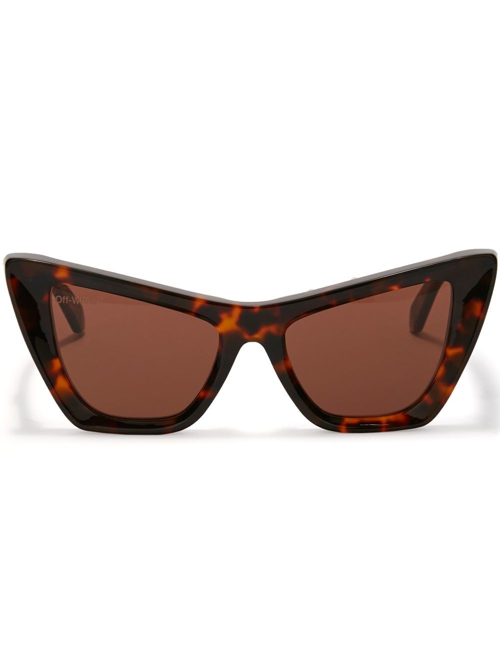 Off-White Edvard cat-eye sunglasses - Brown von Off-White