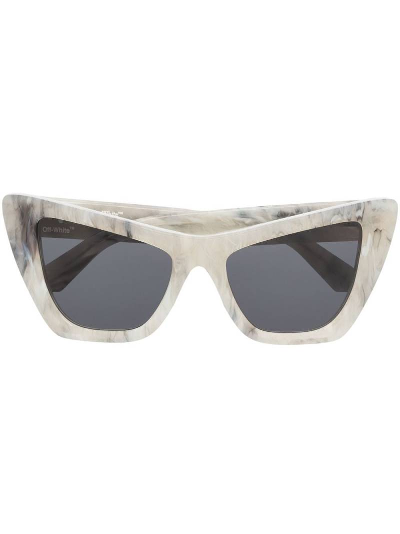 Off-White Edvard cat-eye sunglasses - Grey von Off-White