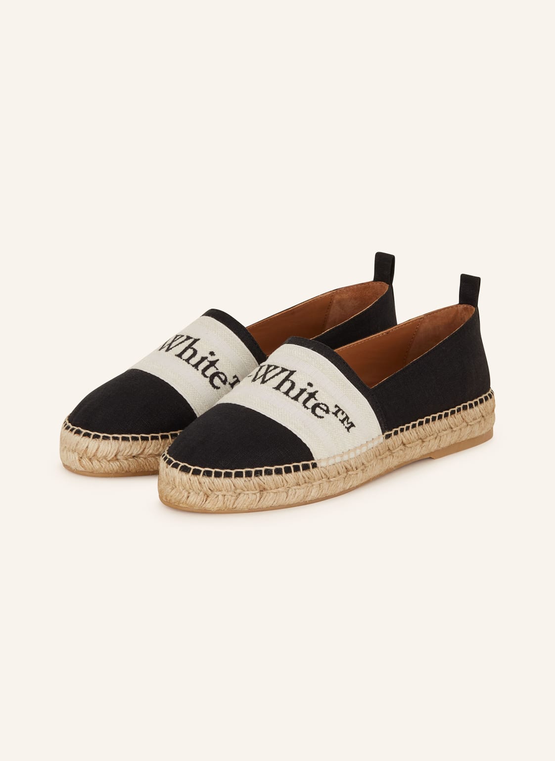 Off-White Espadrilles Twist schwarz von Off-White