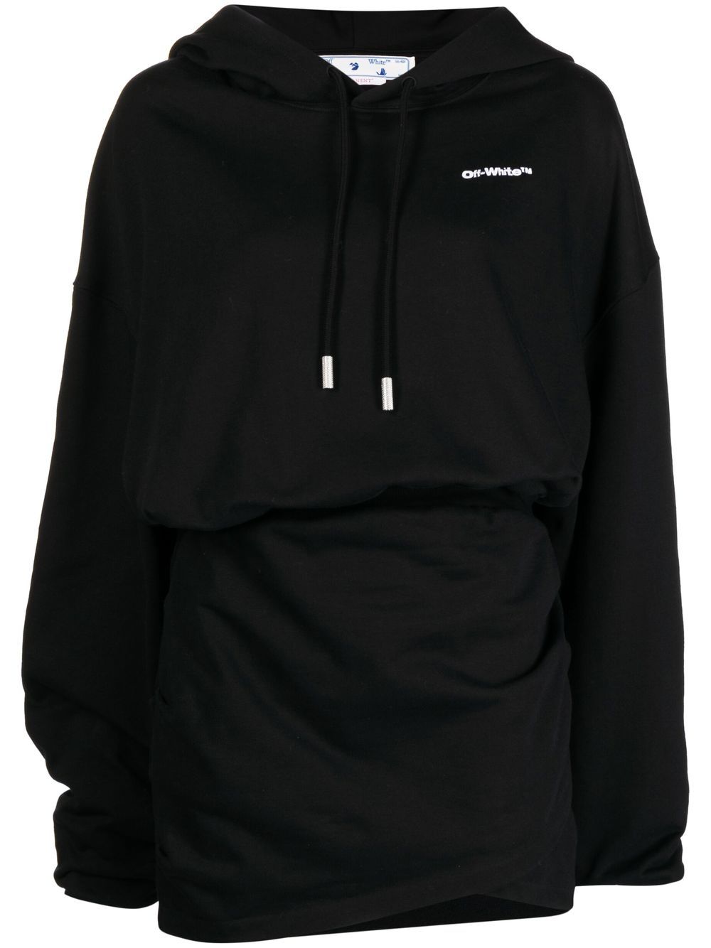 Off-White For All hooded dress - Black von Off-White