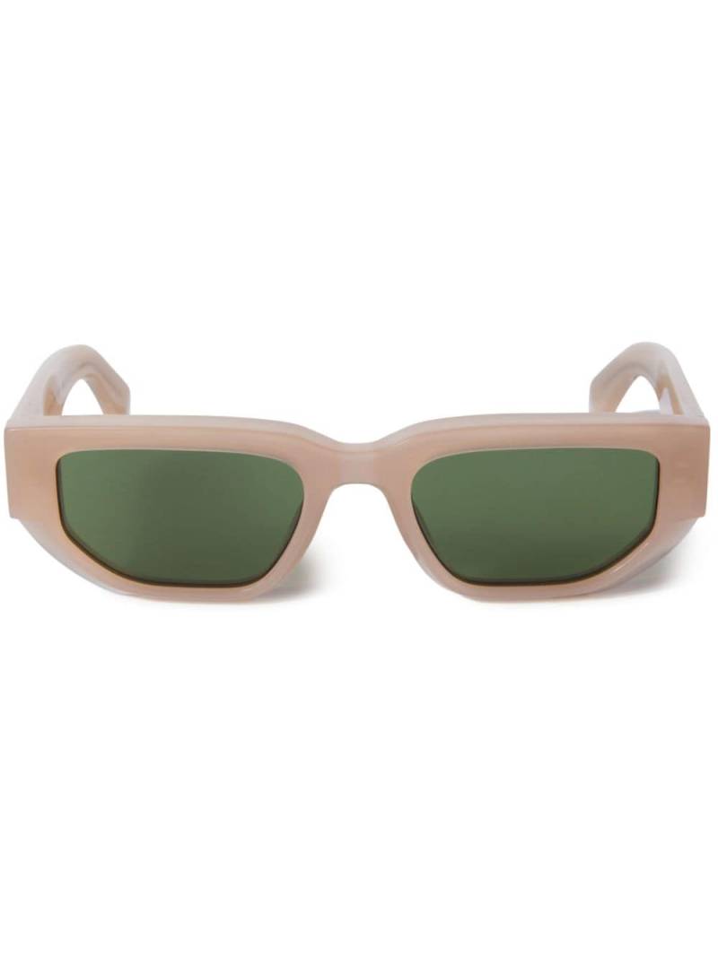 Off-White Greeley rectangle-frame sunglasses - Neutrals von Off-White