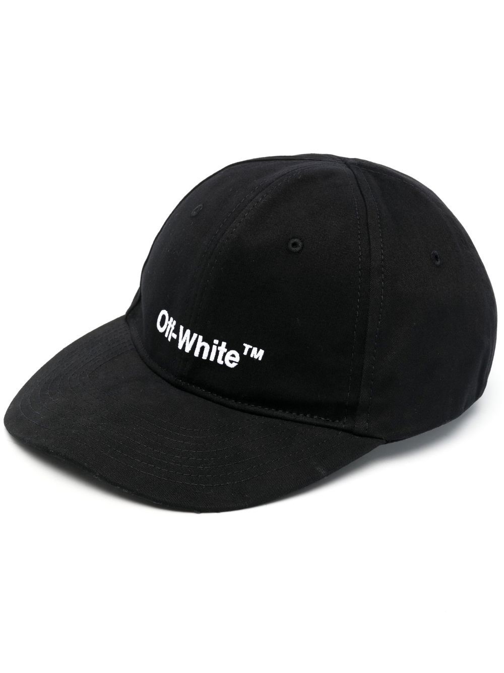 Off-White Helvetica baseball cap - Black von Off-White