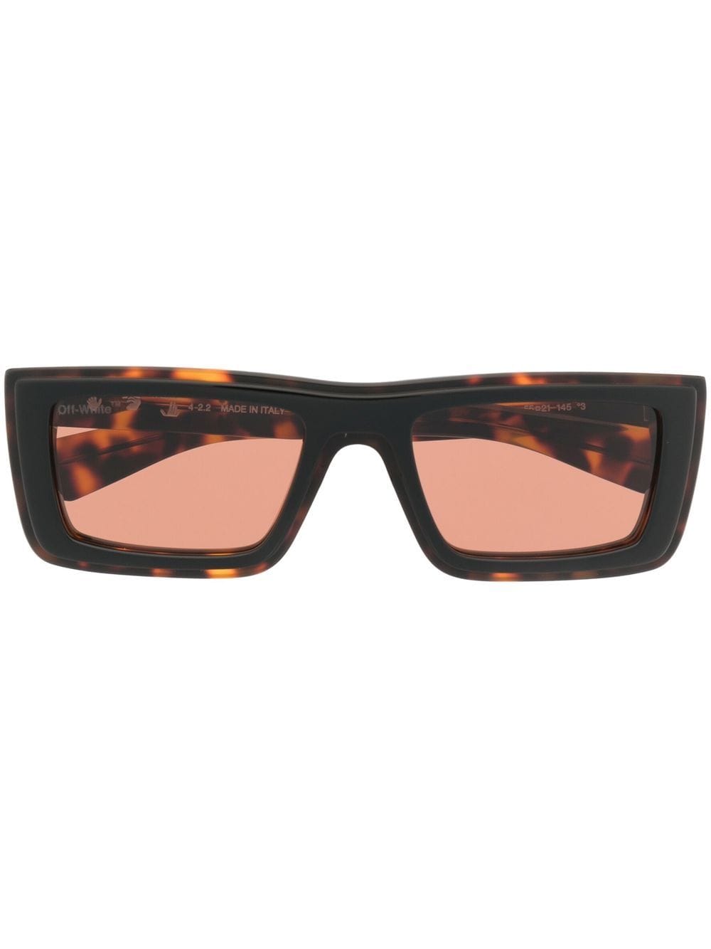 Off-White Jacob square-frame sunglasses - Brown von Off-White